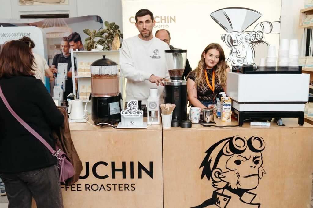 Capuchin present at Iasi Coffee Festival with custom exhibition stand
